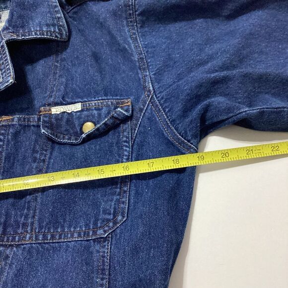 Power Brand Denim Jumpsuit Coverall Size 8 Blue - Picture 14 of 16